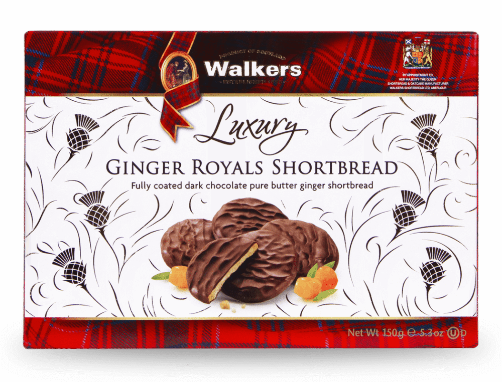 Имбирное печенье с шоколадом Walker's Shortbread, 1800г, 12шт