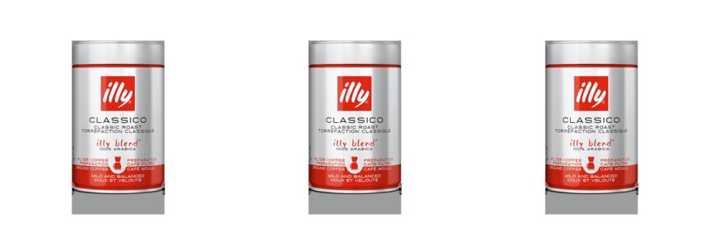Набор молотого кофе Illy CLASSICO Americano Coffee, 3 шт (750 г)