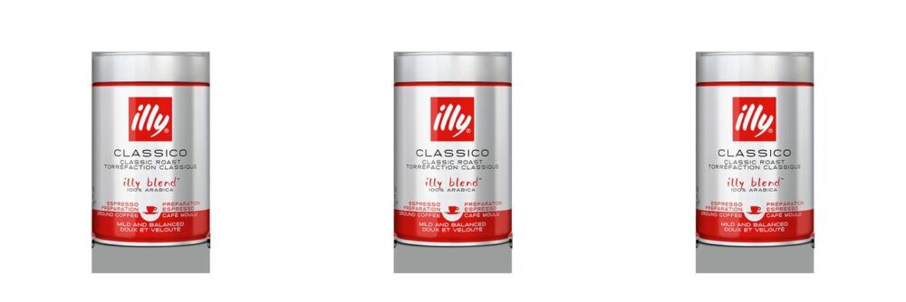 Набор молотого кофе Illy CLASSICO Coffee, 3 шт (750 г)